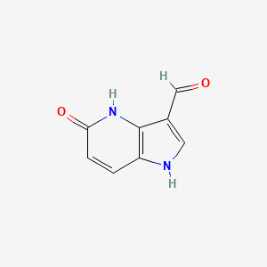 molecular formula C8H6N2O2 B1336714 5-Hydroxy-4-azaindole-3-carbaldehyde CAS No. 1027068-77-4