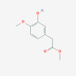 molecular formula C10H12O4 B1336715 3-羟基-4-甲氧基苯乙酸甲酯 CAS No. 15964-81-5