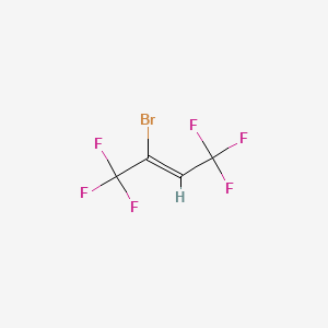 molecular formula C4HBrF6 B1336721 2-Bromo-1,1,1,4,4,4-hexafluoro-2-butene CAS No. 20591-32-6