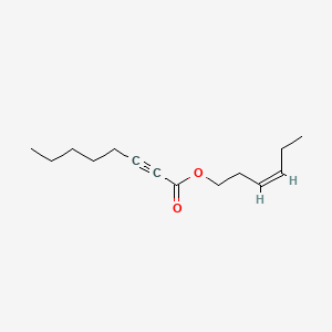 molecular formula C14H22O2 B1336725 cis-3-Hexenyl 2-octynoate CAS No. 68698-58-8