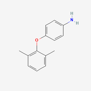 molecular formula C14H15NO B1336726 4-(2,6-Dimethylphenoxy)aniline CAS No. 41280-55-1