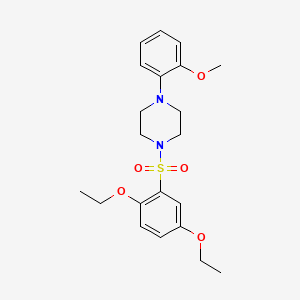 1-[(2,5-Diethoxyphenyl)sulfonyl]-4-(2-methoxyphenyl)piperazine