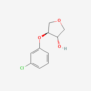 Rel-(3S,4S)-4-(3-chlorophenoxy)tetrahydrofuran-3-ol