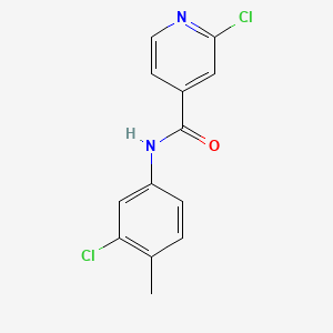 2-chloro-N-(3-chloro-4-methylphenyl)isonicotinamide