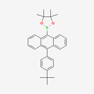 2-(10-(4-(tert-Butyl)phenyl)anthracen-9-yl)-4,4,5,5-tetramethyl-1,3,2-dioxaborolane