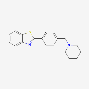 2-(4-(Piperidin-1-ylmethyl)phenyl)benzo[d]thiazole