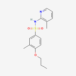 3-methyl-N-(3-methyl-2-pyridinyl)-4-propoxybenzenesulfonamide