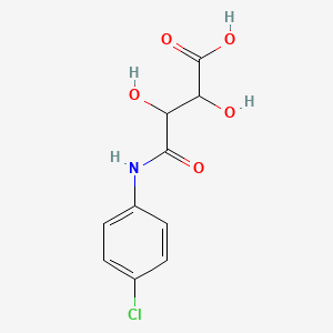 4-(4-Chloroanilino)-2,3-dihydroxy-4-oxobutanoic acid