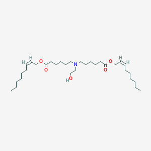 molecular formula C32H59NO5 B13367523 Di((Z)-non-2-en-1-yl) 6,6'-((2-hydroxyethyl)azanediyl)dihexanoate 