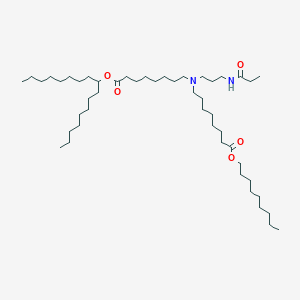 Heptadecan-9-yl 8-((8-(nonyloxy)-8-oxooctyl)(3-propionamidopropyl)amino)octanoate