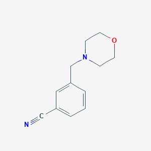molecular formula C12H14N2O B1336763 3-(Morpholin-4-ylmethyl)benzonitrile CAS No. 857283-91-1