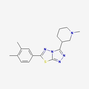 6-(3,4-Dimethylphenyl)-3-(1-methyl-3-piperidinyl)[1,2,4]triazolo[3,4-b][1,3,4]thiadiazole