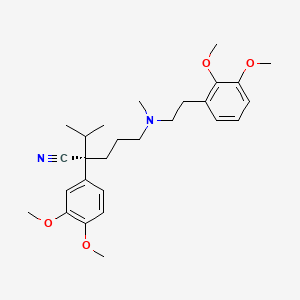 2-(3,4-Dimethoxyphenyl)-5-[[2-(2,3-dimethoxyphenyl)ethyl](methyl)amino]-2-isopropylpentanenitrile