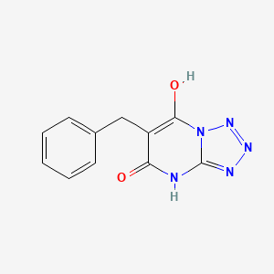 molecular formula C11H9N5O2 B13367722 6-benzyl-7-hydroxy-1H-tetrazolo[1,5-a]pyrimidin-5-one 