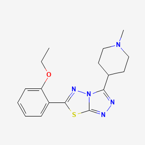 6-(2-Ethoxyphenyl)-3-(1-methyl-4-piperidinyl)[1,2,4]triazolo[3,4-b][1,3,4]thiadiazole