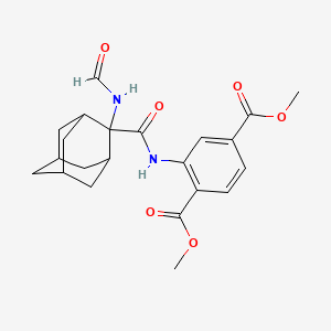 Dimethyl 2-({[2-(formylamino)-2-adamantyl]carbonyl}amino)terephthalate