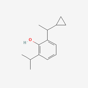 2-(1-Cyclopropylethyl)-6-isopropylphenol