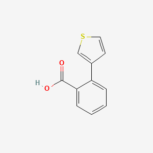 molecular formula C11H8O2S B1336785 2-Thiophen-3-yl-benzoic acid CAS No. 20608-87-1