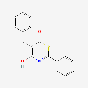 5-Benzyl-6-hydroxy-2-phenyl-1,3-thiazin-4-one