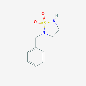 molecular formula C9H12N2O2S B133679 2-苄基-1,2,5-噻二唑啉-1,1-二氧化物 CAS No. 144432-72-4