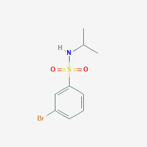molecular formula C9H12BrNO2S B1336792 3-Bromo-N-isopropylbenzenesulfonamide CAS No. 871269-08-8