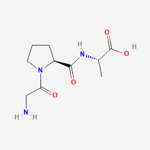 molecular formula C10H17N3O4 B1336796 Gly-Pro-Ala CAS No. 837-83-2