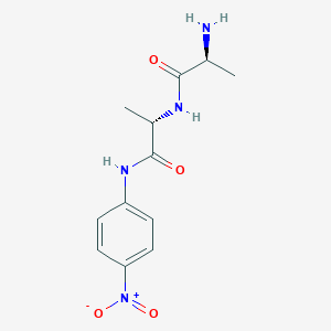 molecular formula C12H16N4O4 B1336813 L-Alaninamide, L-alanyl-N-(4-nitrophenyl)- CAS No. 57282-69-6