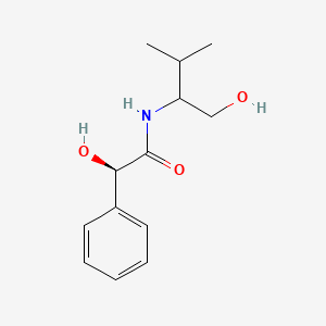 2-hydroxy-N-[1-(hydroxymethyl)-2-methylpropyl]-2-phenylacetamide