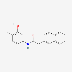 N-(3-hydroxy-4-methylphenyl)-2-(2-naphthyl)acetamide