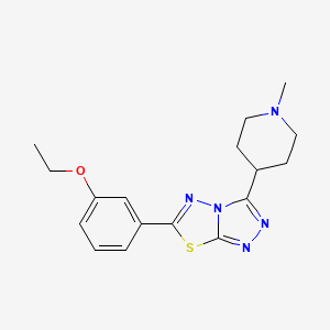 6-(3-Ethoxyphenyl)-3-(1-methyl-4-piperidinyl)[1,2,4]triazolo[3,4-b][1,3,4]thiadiazole