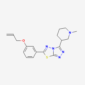 6-[3-(Allyloxy)phenyl]-3-(1-methyl-3-piperidinyl)[1,2,4]triazolo[3,4-b][1,3,4]thiadiazole