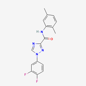 1-(3,4-difluorophenyl)-N-(2,5-dimethylphenyl)-1H-1,2,4-triazole-3-carboxamide