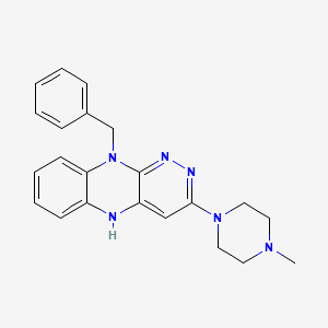 10-Benzyl-3-(4-methyl-1-piperazinyl)-5,10-dihydropyridazino[3,4-b]quinoxaline