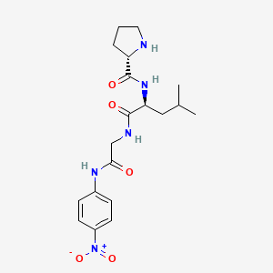 molecular formula C19H27N5O5 B1336830 H-Pro-Leu-Gly-pNA 