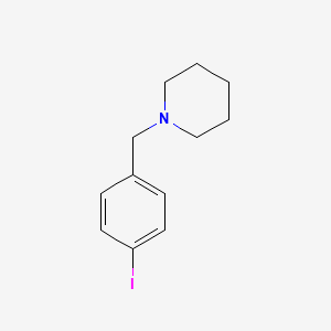 molecular formula C12H16IN B1336839 1-(4-碘苄基)哌啶 CAS No. 651022-26-3