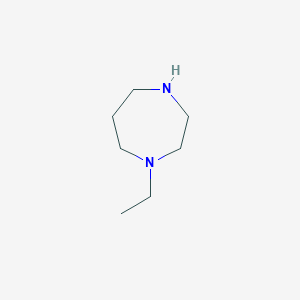 molecular formula C7H16N2 B1336844 1-乙基-1,4-二氮杂环戊烷 CAS No. 3619-73-6
