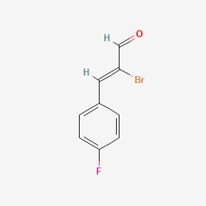 (Z)-2-Bromo-3-(4-fluorophenyl)acrylaldehyde