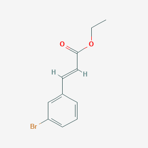 molecular formula C11H11BrO2 B1336847 3-(3-溴苯基)丙烯酸乙酯 CAS No. 24398-80-9