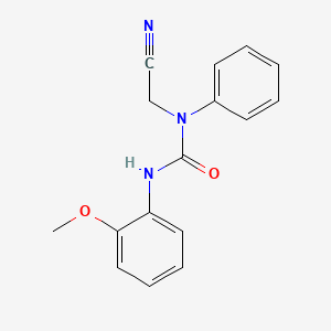 1-(Cyanomethyl)-3-(2-methoxyphenyl)-1-phenylurea