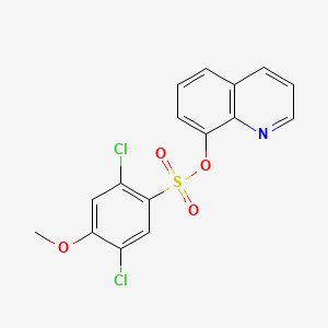 8-Quinolinyl 2,5-dichloro-4-methoxybenzenesulfonate