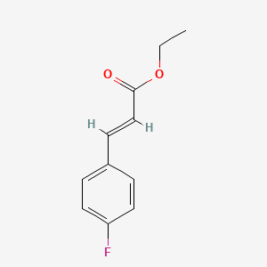 molecular formula C11H11FO2 B1336853 丙烯酸乙酯 (2E)-3-(4-氟苯基) CAS No. 352-03-4
