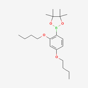 2-(2,4-Dibutoxyphenyl)-4,4,5,5-tetramethyl-1,3,2-dioxaborolane