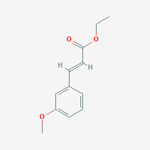 molecular formula C12H14O3 B1336855 (E)-Ethyl 3-(3-methoxyphenyl)acrylate CAS No. 24393-55-3