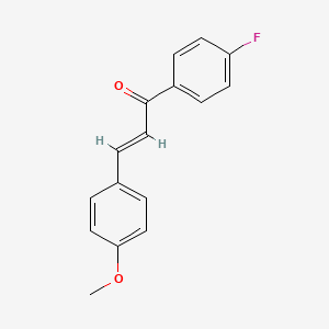 molecular formula C16H13FO2 B1336861 1-(4-Fluorophenyl)-3-(4-methoxyphenyl)prop-2-en-1-one CAS No. 2965-64-2