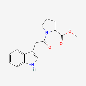 methyl 1-(1H-indol-3-ylacetyl)-2-pyrrolidinecarboxylate