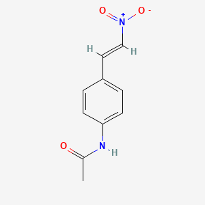molecular formula C10H10N2O3 B1336864 N-[4-[(E)-2-硝基乙烯基]苯基]乙酰胺 CAS No. 20805-52-1