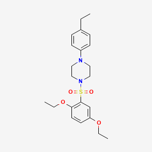 1-[(2,5-Diethoxyphenyl)sulfonyl]-4-(4-ethylphenyl)piperazine