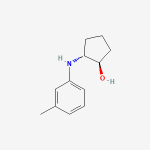 (1R,2R)-2-(m-Tolylamino)cyclopentan-1-ol