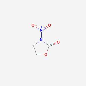 molecular formula C3H4N2O4 B133687 3-Nitro-1,3-oxazolidin-2-one CAS No. 85430-60-0