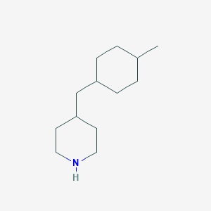 4-[(4-Methylcyclohexyl)methyl]piperidine